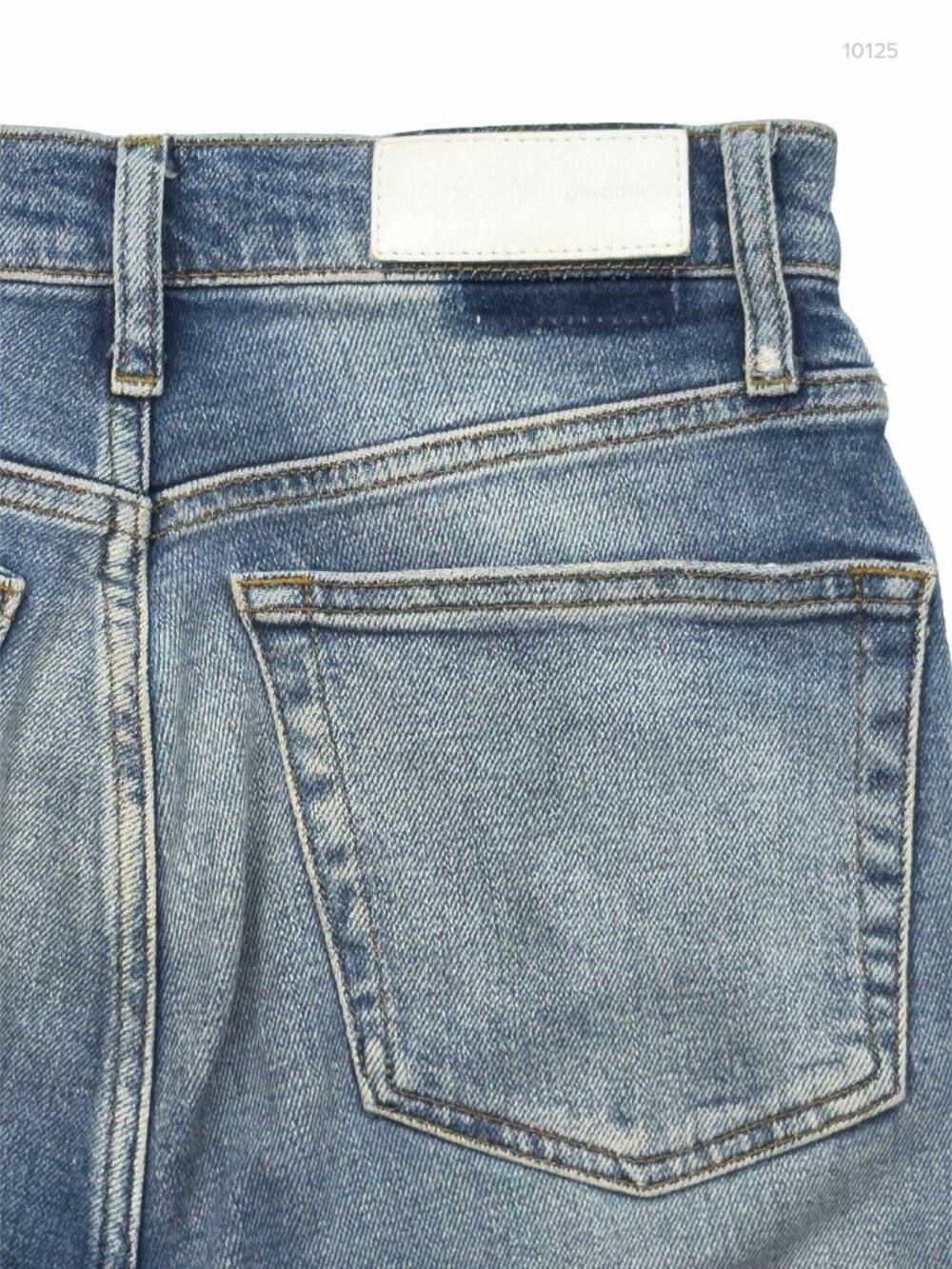 RE/DONE Originals Ultra High Rise Distressed Skinny Jeans 25 190-3WUHR - Picture 7 of 12